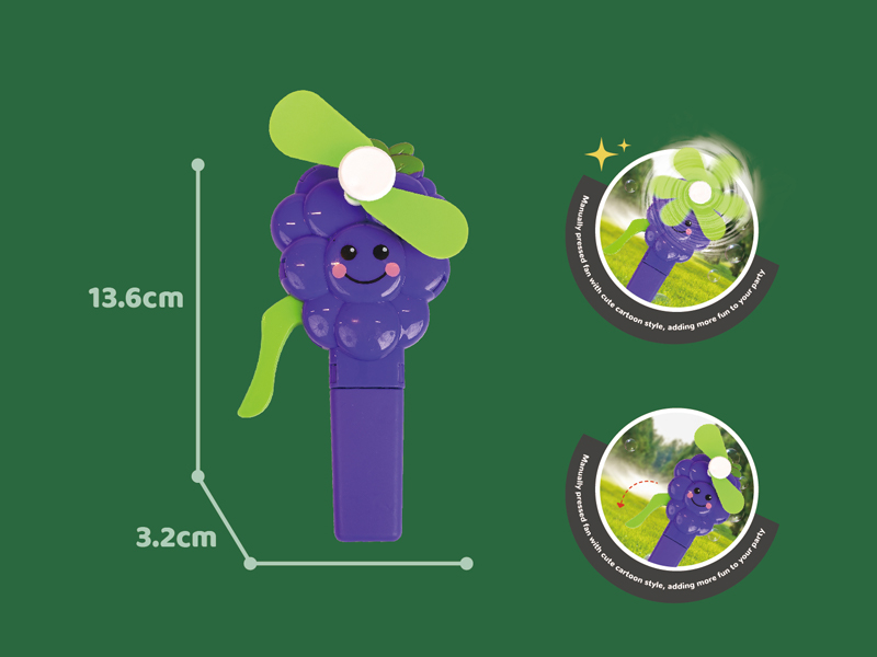 Hand Pressed Fan Grape