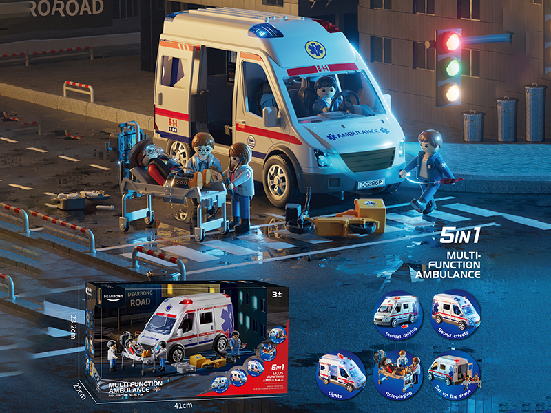 Friction Ambulance Scene Set
