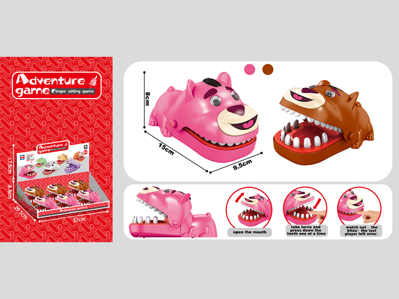Biting Strawberry Bear 6PCS