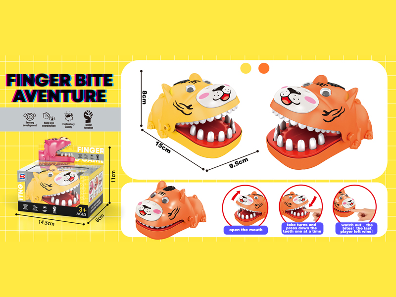 Biting Cartoon Tiger