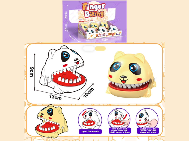 Biting Panda 6PCS