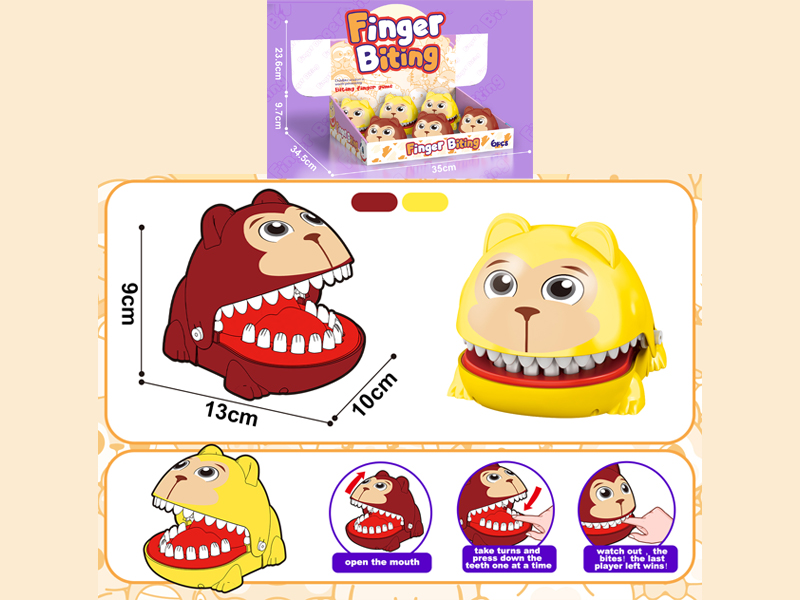 Biting Monkey 6PCS