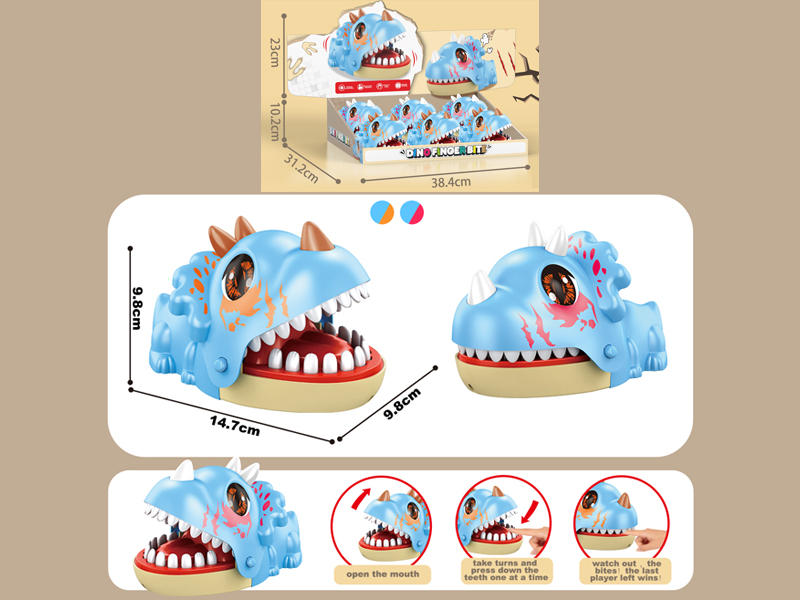 Biting Triceratops 6PCS
