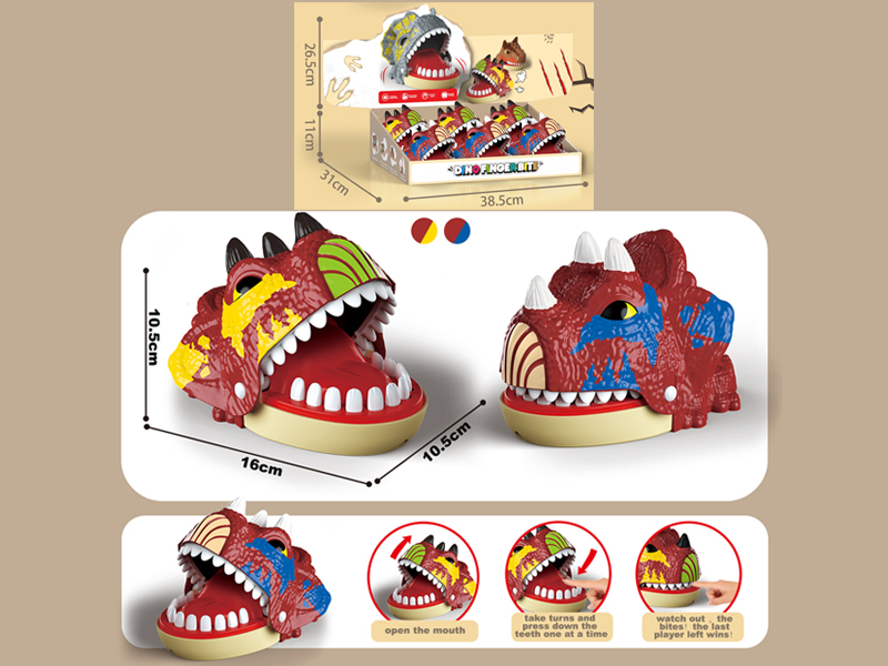 Biting Triceratops 6PCS