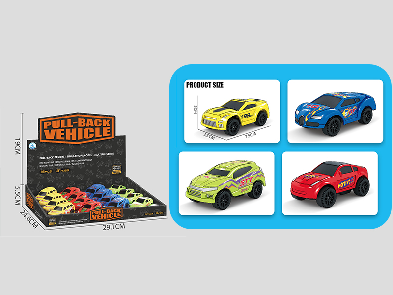 Pull Back Racing Cars 16pcs