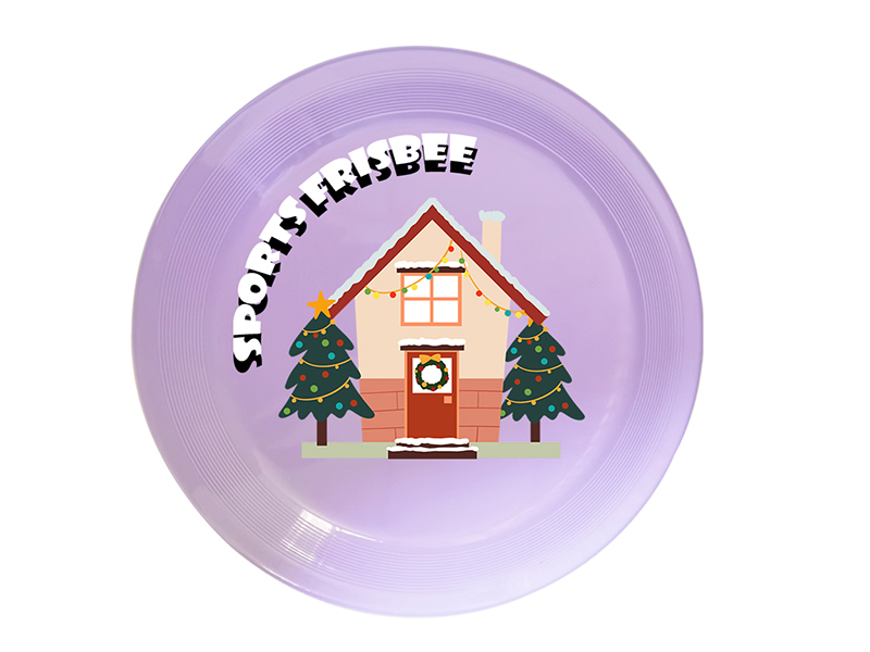 UV Printing Frisbee Toy 20cm - Christmas
