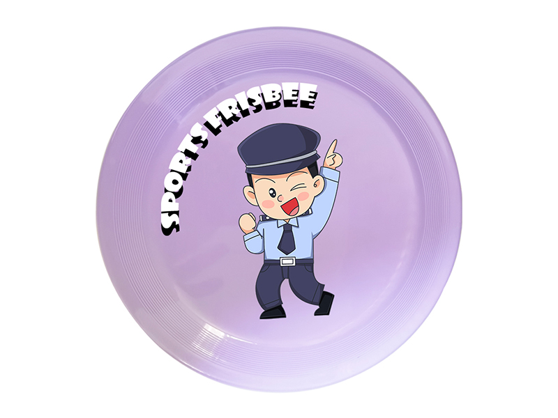 UV Printing Frisbee Toy 20cm - Police Theme