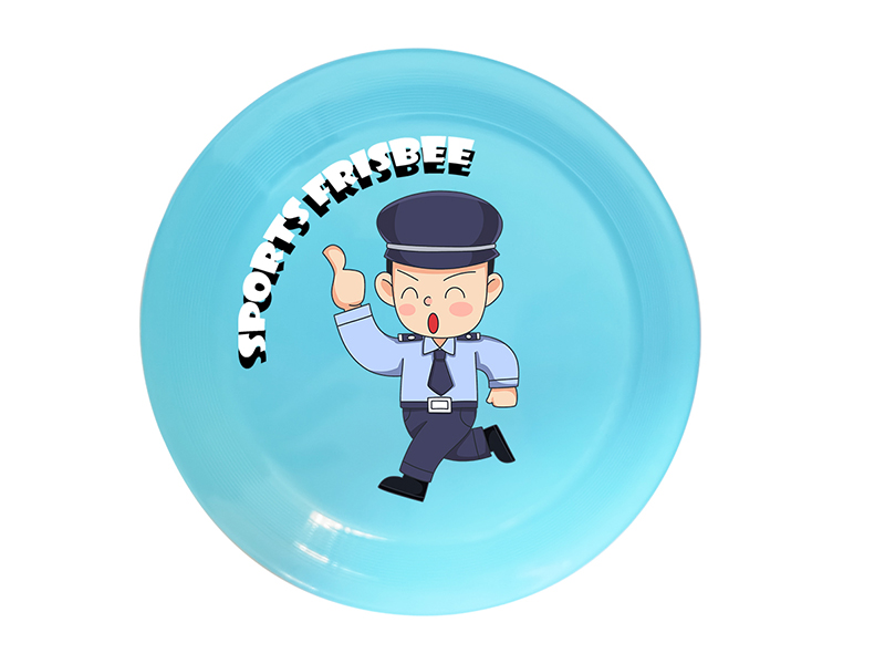 UV Printing Frisbee Toy 20cm - Police Theme
