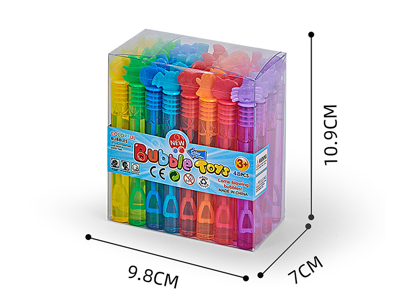 Test Tube Bubble Blowing Toys 48PCS (5ML)