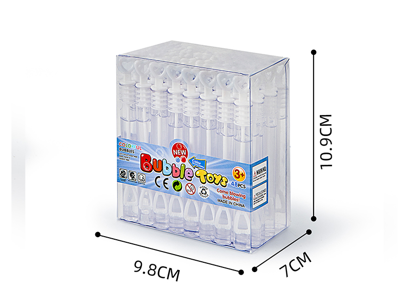 Test Tube Bubble Blowing Toys 48PCS (5ML)