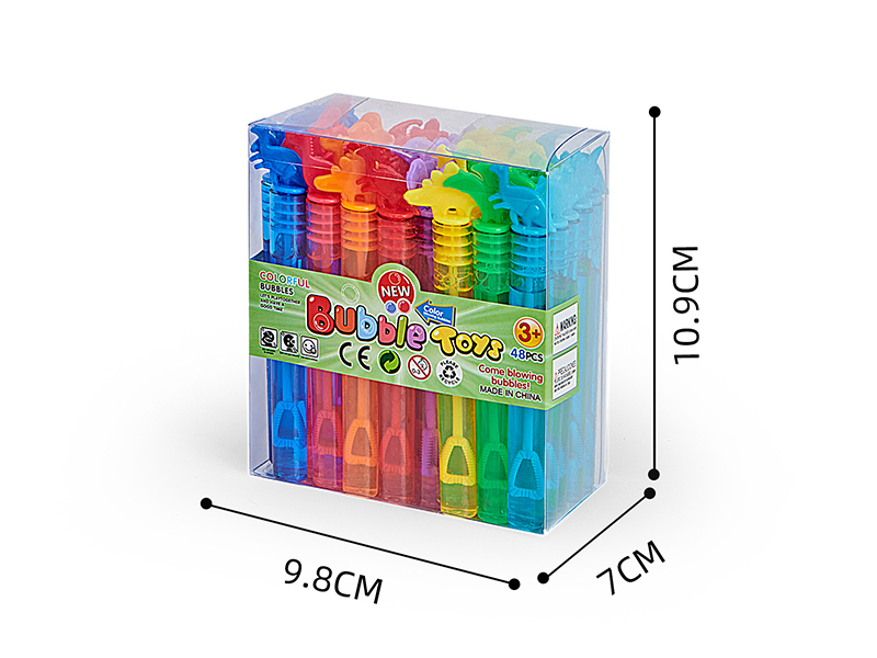 Test Tube Bubble Blowing Toys 48PCS (5ML)