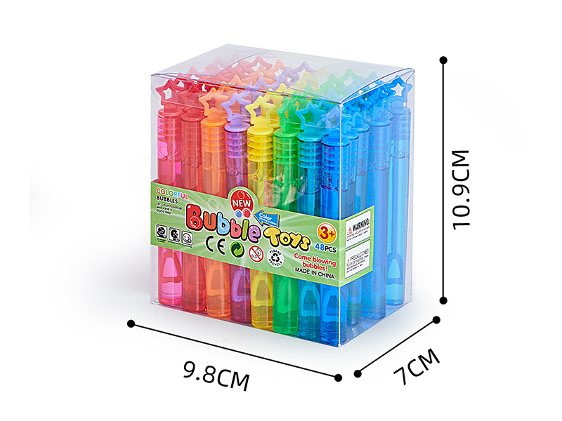 Test Tube Bubble Blowing Toys 48PCS (5ML)
