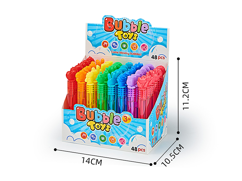 Test Tube Bubble Blowing Toys 48PCS (5ML)