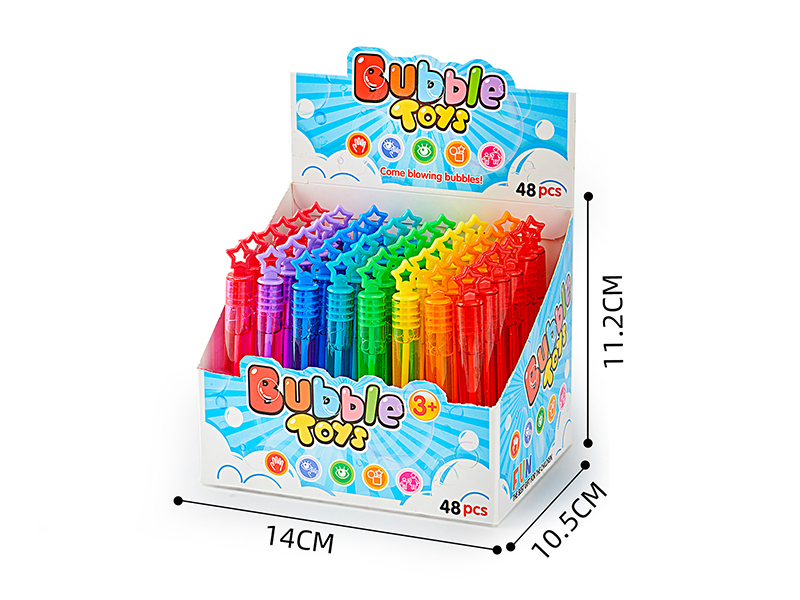 Test Tube Bubble Blowing Toys 48PCS (5ML)