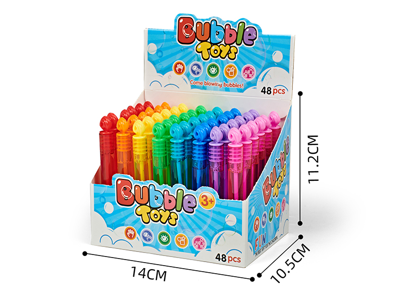 Test Tube Bubble Blowing Toys 48PCS (5ML)