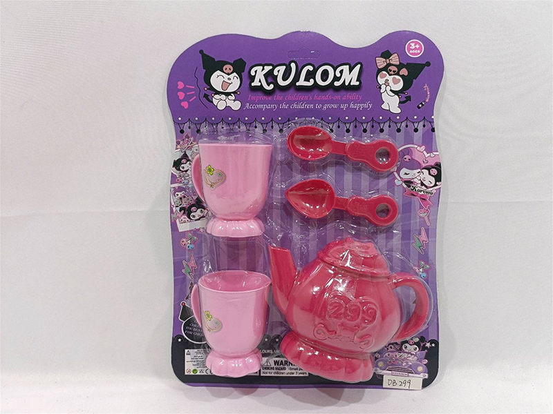 Kuromi Solid Color Tea Set