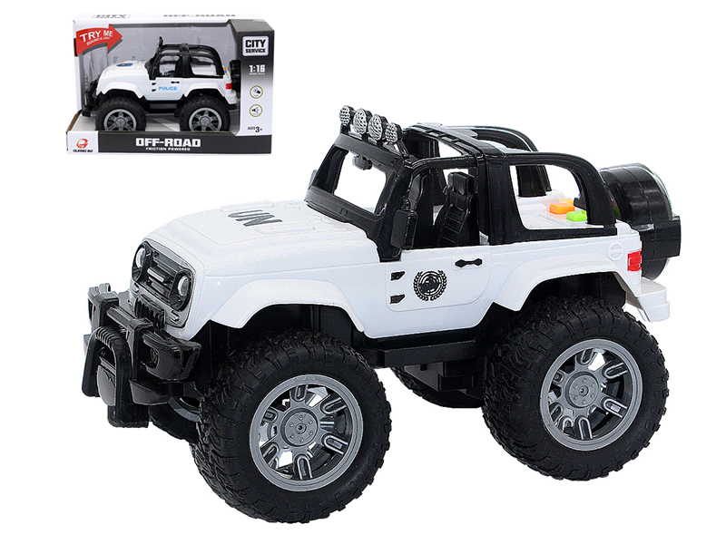 1:16 Friction Police Car With Light And Music