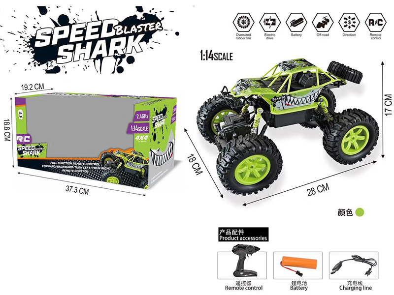 2.4G 1:14 Remote Control Climbing Car