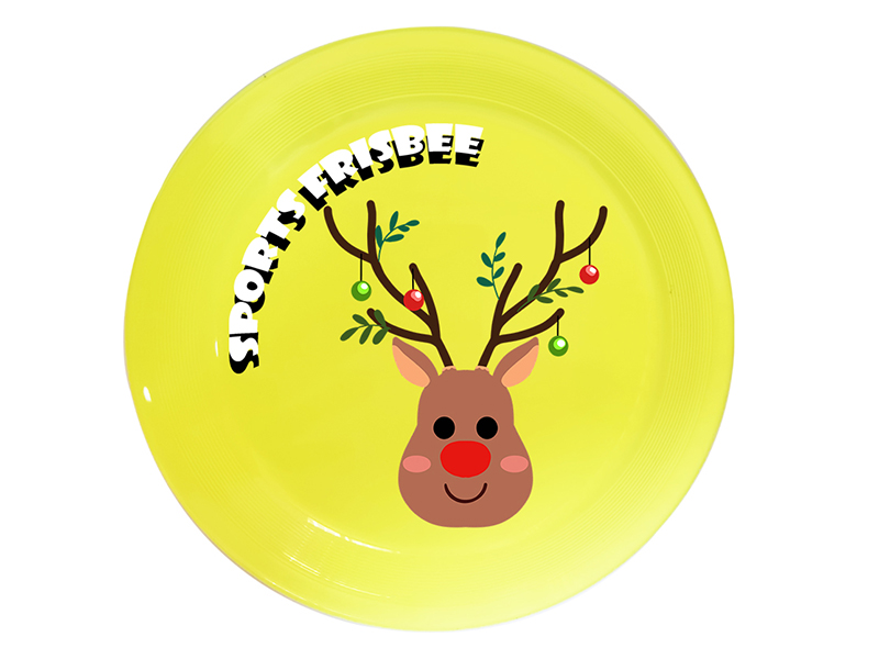 UV Printing Frisbee Toy 20cm - Christmas Theme