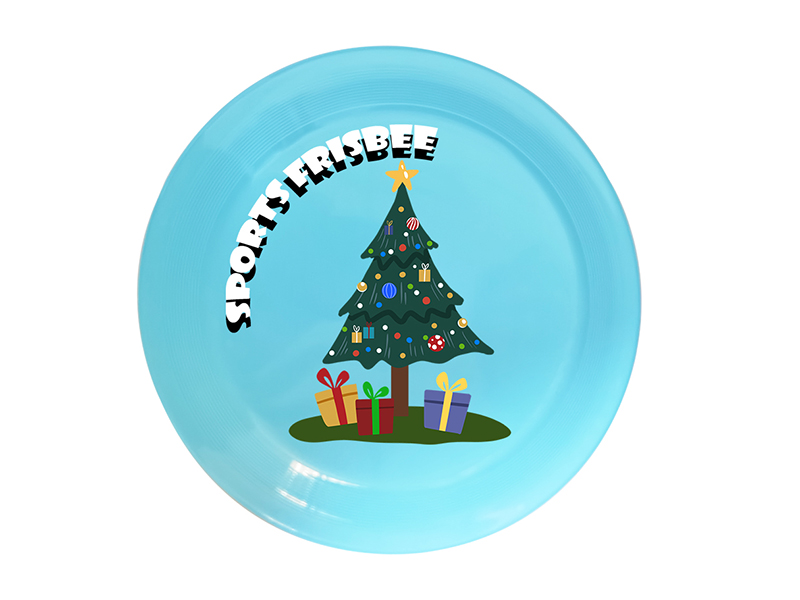 UV Printing Frisbee Toy 20cm - Christmas Theme