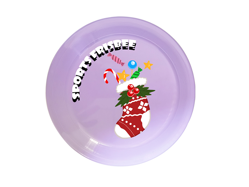 UV Printing Frisbee Toy 20cm - Christmas Theme