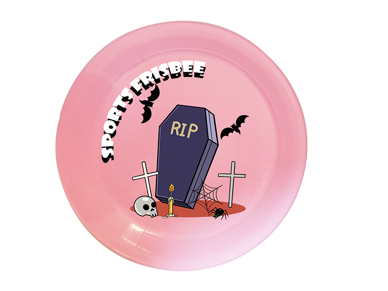 UV Printing Frisbee Toy 24cm - Halloween Theme