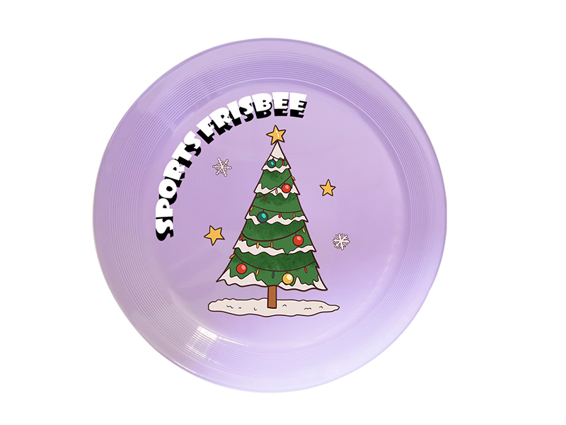 UV Printing Frisbee Toy 24cm - Christmas Theme