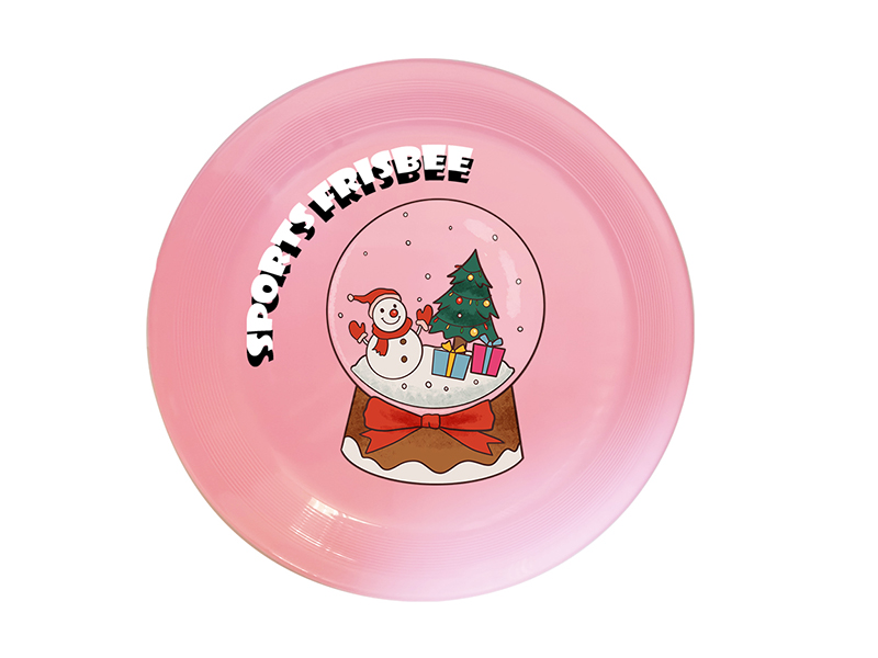 UV Printing Frisbee Toy 24cm - Christmas Theme