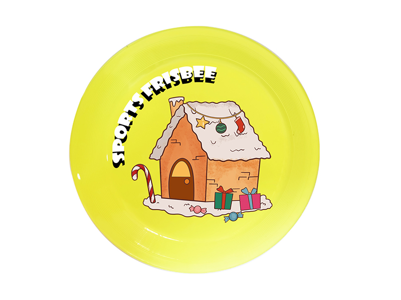UV Printing Frisbee Toy 24cm - Christmas Theme