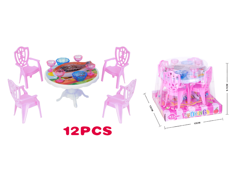 12PCS Kitchen Toy Set