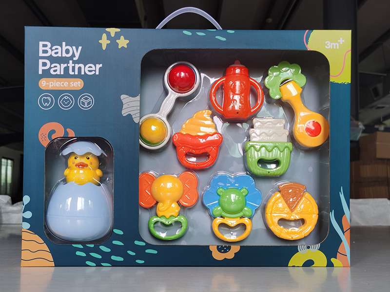 Baby Rattles + Bath Toy(9PCS)