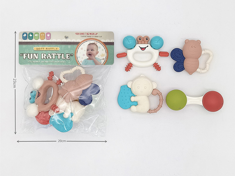Baby Rattles(4PCS)Morandi Color