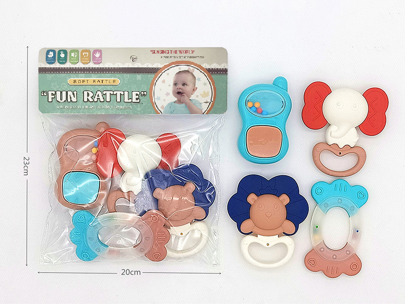 Baby Rattles(4PCS)Morandi Color