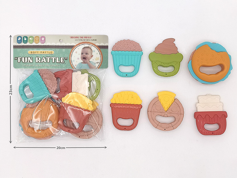 Baby Rattles(6PCS)Morandi Color