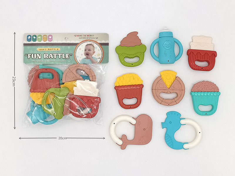 Baby Rattles(8PCS)Morandi Color