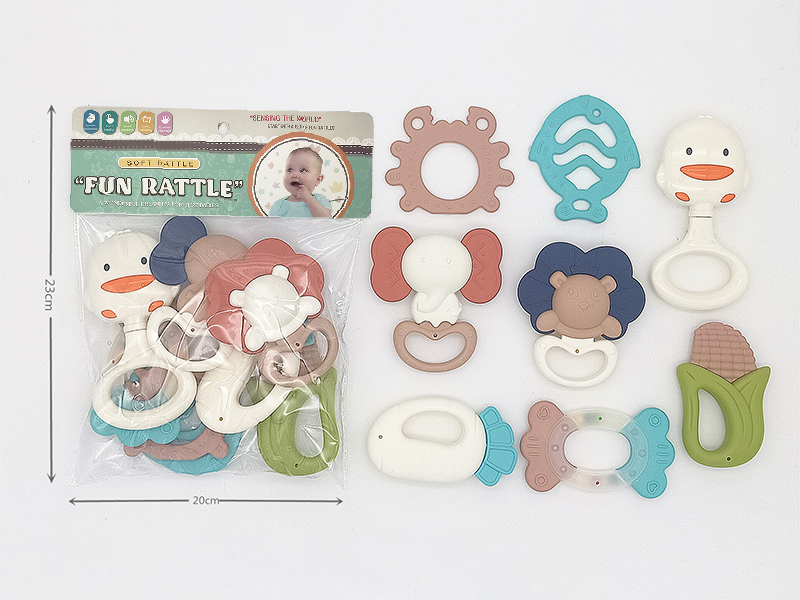 Baby Rattles(8PCS)Morandi Color