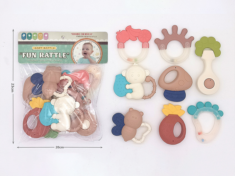 Baby Rattles(8PCS)Morandi Color
