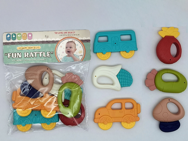 Baby Rattles(6PCS)Morandi Color