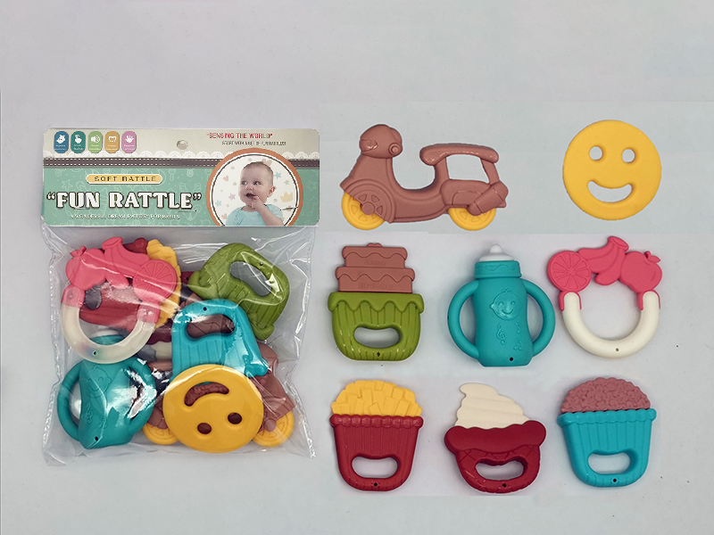 Baby Rattles(8PCS)Morandi Color