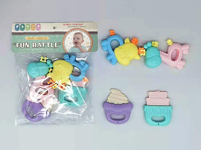 Splicing Baby Rattles(4PCS)