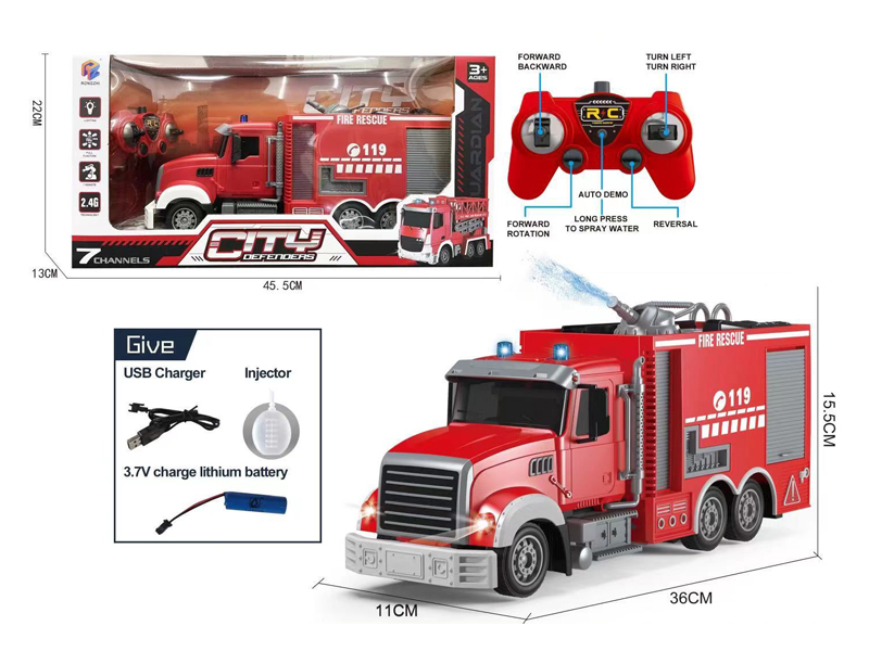 R/C Fire Water Cannon Truck