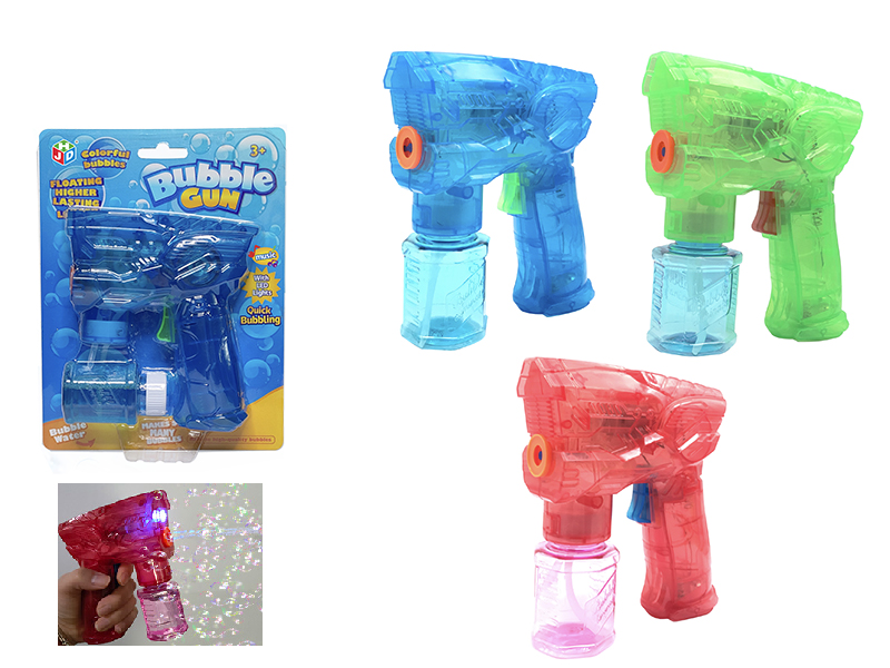 Electric Transparent Space Bubble Gun With Lights