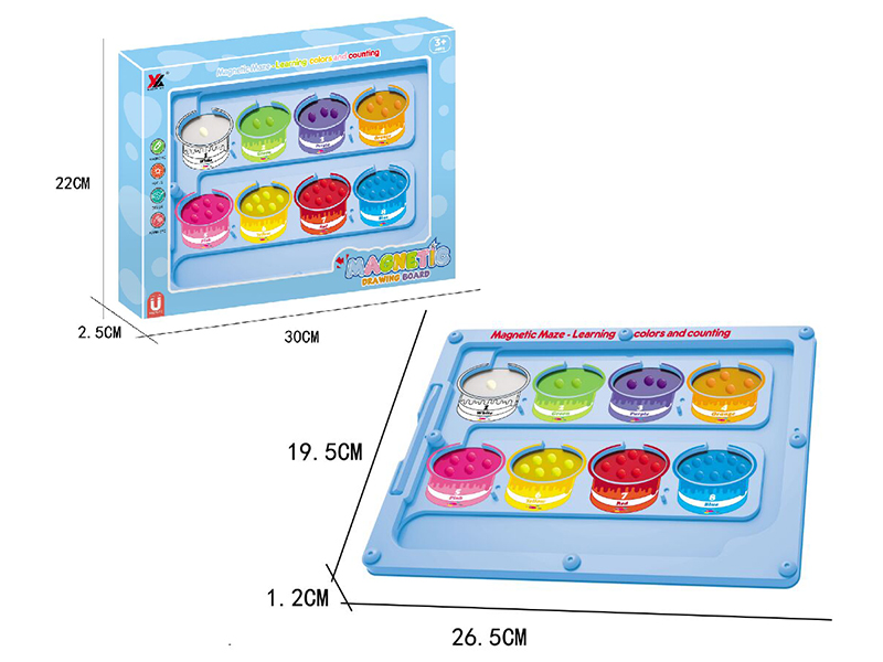 Magnetic Maze(Laerning Colors And Counting)
