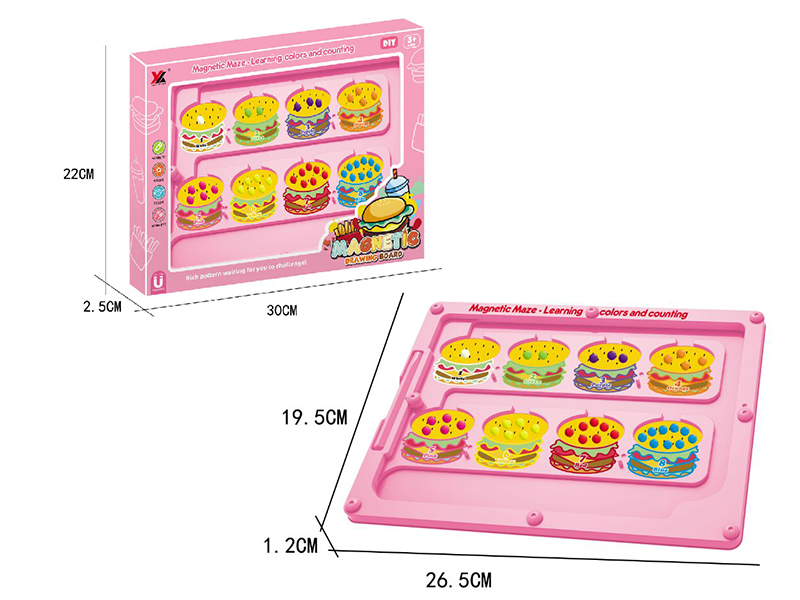 Magnetic Maze(Laerning Colors And Counting)