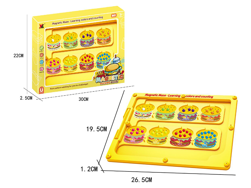 Magnetic Maze(Laerning Colors And Counting)