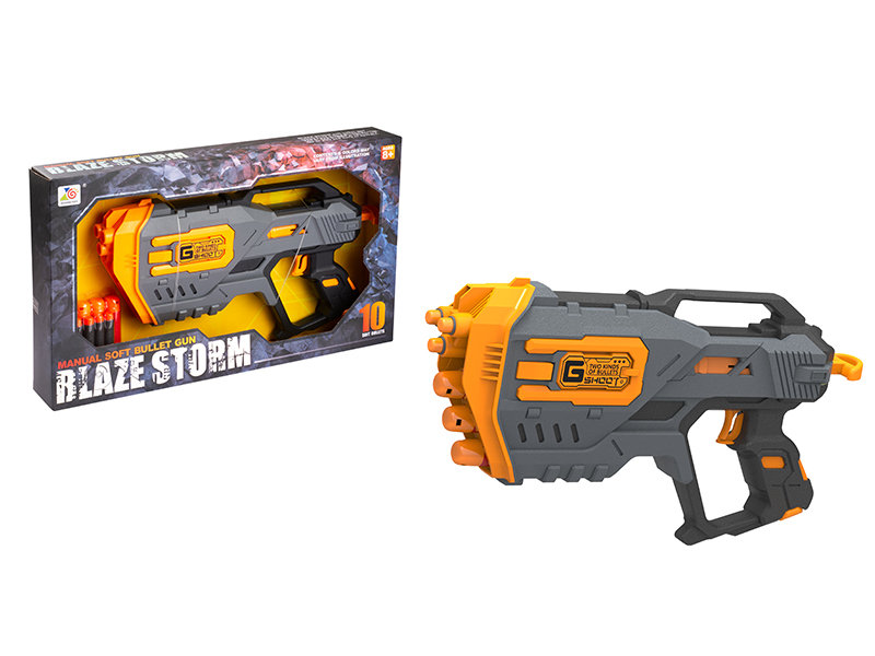 Manual Soft Bullet Gun(10 Soft Bullets)
