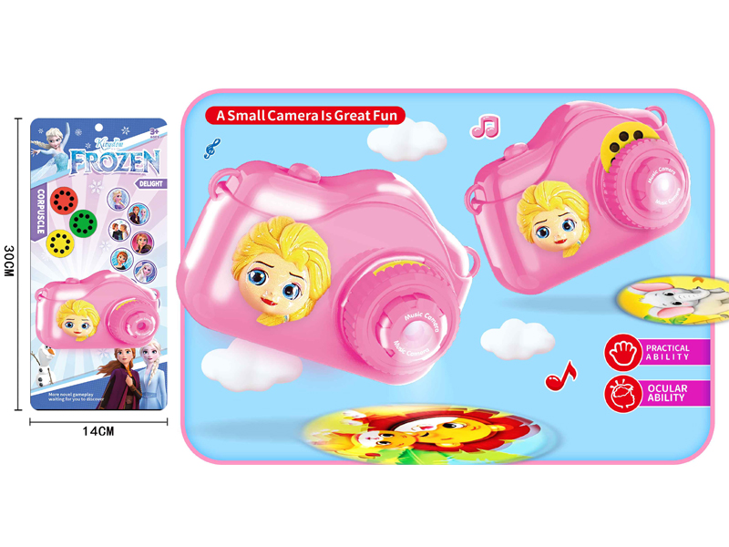 3D Head Camera With Projection Music