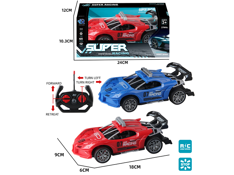 4-Channel Remote Control Bugatti Sports Car