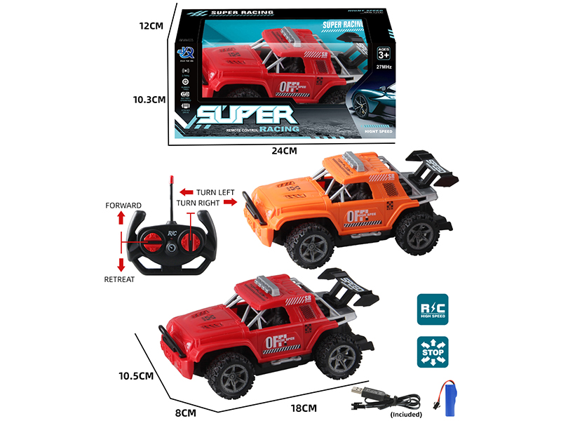 4-Channel Remote Control Wrangler Sports Car