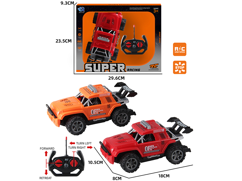 4-Channel Remote Control Wrangler Sports Car
